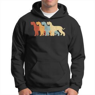 Riesenschnauzer Hund Retrointage Kapuzenpullover - Geschenkecke