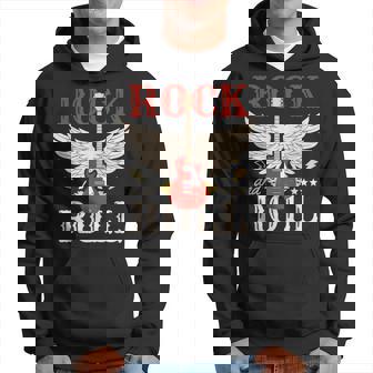 Rock And Roll Guitare Électriqueintage Cadeau Pour Amateur De Musique Sweat à capuche - Cadeauxyz