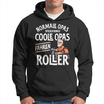 Rollerfahrer Geschenke Motorroller Coole Opas Fahren Roller Kapuzenpullover - Geschenkecke