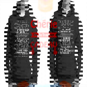 Saintalentin Chérie Amour Couple Humourtalentin 2025 Sweat à capuche - Cadeauxyz