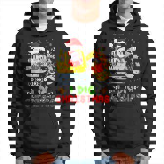 Santa Dig Adorable Pelleteuse De Noël Pour Enfants Sweat à capuche - Cadeauxyz