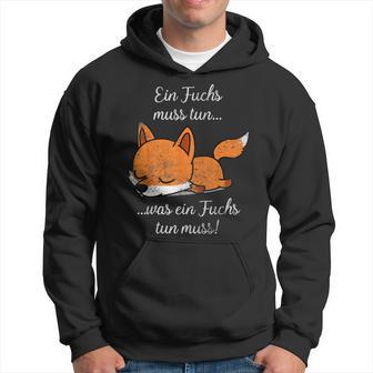 Schlaf Pyjamachlafanzug Nachthemd Fuchs Geschenk Kapuzenpullover - Geschenkecke