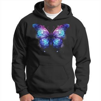 Schmetterling Buntes Tiermotiv Tierkunst Kunstwerk Natur Kapuzenpullover - Geschenkecke