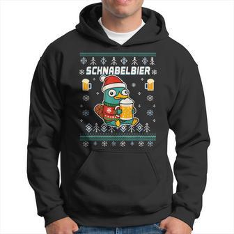 Schnabelbier Xmas Lecker Bierchen Weihnachten Bier Kapuzenpullover - Geschenkecke