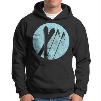 Ski -Kiurlaub Undki Fahren Retro Kapuzenpullover - Geschenkecke