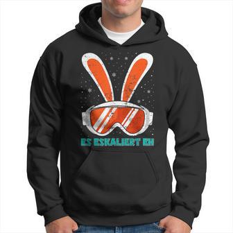 Skihasen Apres-Ski Party Es Eskaliert Eh Party Fan Kapuzenpullover - Geschenkecke