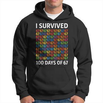 Sobreviví 100 Días De 67 100 Días De Maestros De Niños Del Día Escolar Sudadera - Regaloses
