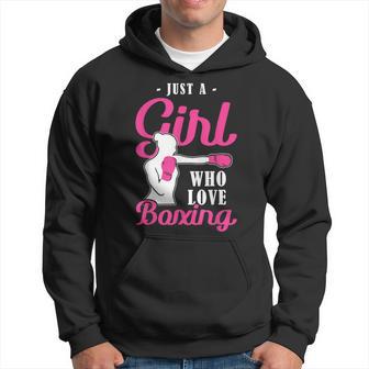 Sólo Una Chica Que Ama El Boxeo Sudadera - Regaloses