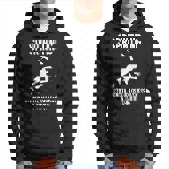 Sprint Compétences Ironie Duort Course À Piedur Courte Sweat à capuche - Cadeauxyz