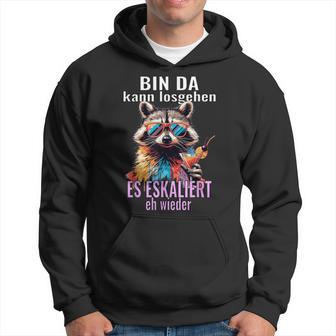 Spruch Herren Lustig Bin Da Kann Losgehen Kapuzenpullover - Geschenkecke
