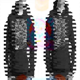 Summer Cat Dj Casque Audio Avec Lunettes Deoleil Sweat à capuche - Cadeauxyz