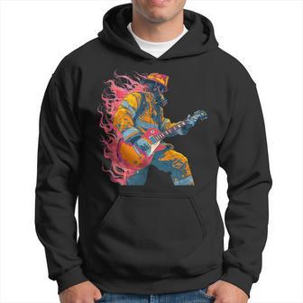 Superbe Costume De Pompier Rock Avec Guitare Électrique Sweat à capuche - Cadeauxyz