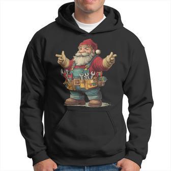 Superbe Père Noël Bricoleur Pour Les Amateurs De Clés Et D'outils Sweat à capuche - Cadeauxyz