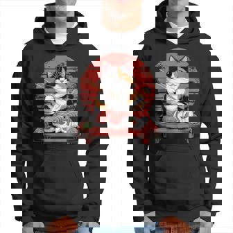 Sushi Japonais Kawaiiushi Amoureux Des Chats Sweat à capuche - Cadeauxyz