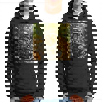 Tank Catelfie Avec Un Chat Patriotique Drôle Et Militaire Sweat à capuche - Cadeauxyz