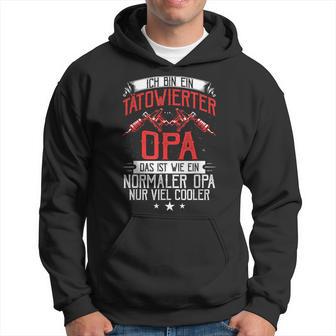 Tättowieren Tattoo Männer Körperkunst Tätowierter Opa Kapuzenpullover - Geschenkecke
