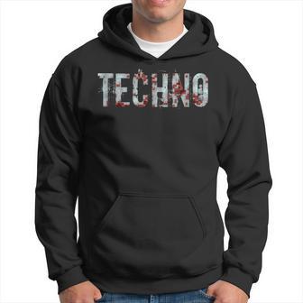 Techno Diseño De Música Electrónica Para Dj Sudadera - Regaloses