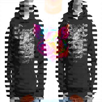 Tête De Cochon Colorée Arc-En-Ciel Sweat à capuche - Cadeauxyz