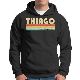Thiago Nombre Personalizado Divertido Retrointage Cumpleaños Sudadera - Regaloses