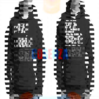 Tifoso Cosenza Pizza Birra Uomoemplice Felpa con cappuccio - Novitaregali