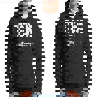 Tom Guitare Battement De Coeur Musique Guitariste Sweat à capuche - Cadeauxyz