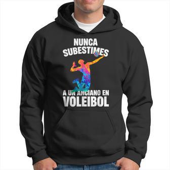 Un Anciano Jugando Aloleibol Jugador Deoleibol Sudadera - Regaloses