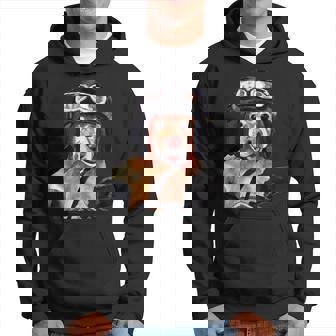 Un Chien Portant Un Casque Et Une Moto Sweat à capuche - Cadeauxyz