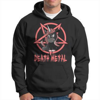 Unicornio Muerte M Rocker Metaller Diversión In Mangas Sudadera - Regaloses