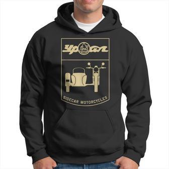 Ural Motorrad Gespanne Offroad Motorradfahrer Kyrillisch Kapuzenpullover - Geschenkecke