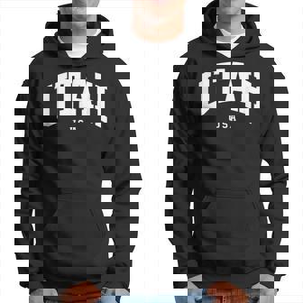 Utah Usa Abanico De Recuerdos Deacaciones De Estilo Universitario Sudadera - Regaloses