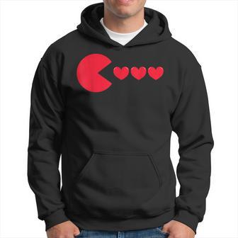 Valentinstag Lustiges Retro-Videospiel Liebesspiel Gamer Kapuzenpullover - Geschenkecke