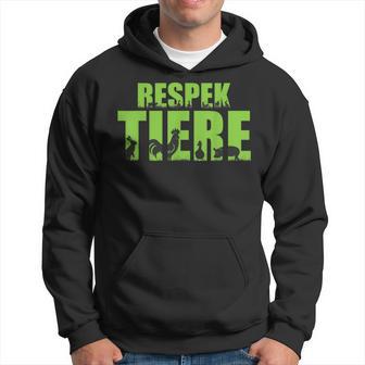 Veganer Egetarier Geschenke Und Outfits Tierliebhaber TierschützereganpruchEganeregetarier Chwarz -Erwachsene Klein Klassisches Mit Tierdruck Kapuzenpullover - Geschenkecke