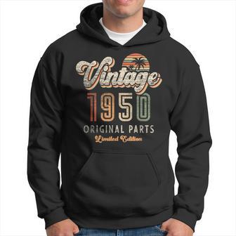 Vintage 1950 Limited Edition 75 Geburtstag Palmen Retro Kapuzenpullover - Geschenkecke