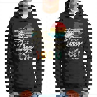 Vintage 1980 Montagne Aigle Rétro 45Ème Anniversaire Sweat à capuche - Cadeauxyz