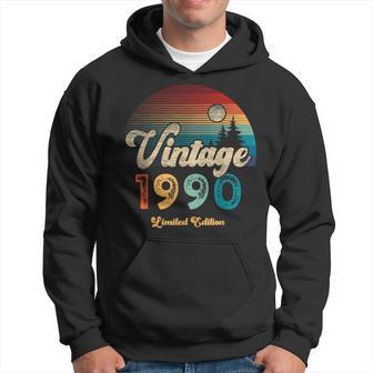 Vintage 1990 Limited Editionunset Compleanno 36 Felpa con cappuccio - Novitaregali
