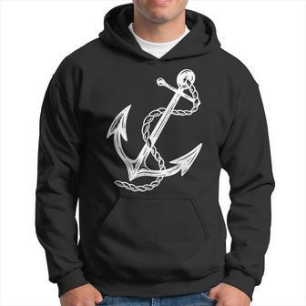 Vintage Anker Maritimes Mit Für Kapitäneemann Kapuzenpullover - Geschenkecke