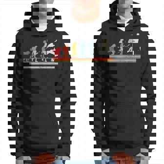 Vintage Évolution Joueur De Football Maillot Football Sweat à capuche - Cadeauxyz