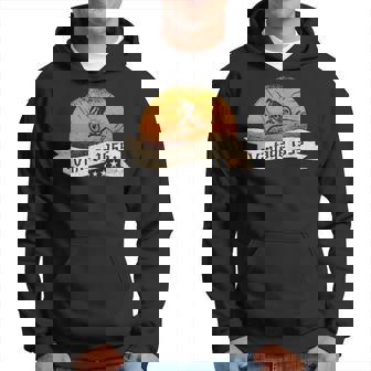 Vttélo De Montagne Mtb Cyclist Né En 1955 Anniversairett Sweat à capuche - Cadeauxyz