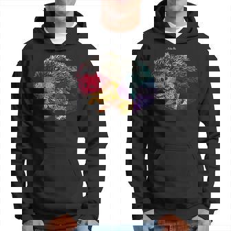 Wald Tiere Geschenkidee Tiermotiv Igel Kapuzenpullover - Seseable