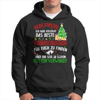 Weihnachts Weihnachten Liebe Familie Lustig Damen Herren Kapuzenpullover - Geschenkecke