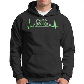 Z900 Motorrad Herzschlag Pulse Motorradfahrer Biker Kapuzenpullover - Geschenkecke