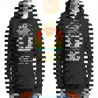 Zuhause Ist Wo Meine Hühnerind Retro Landwirt Huhntall Kapuzenpullover - Seseable