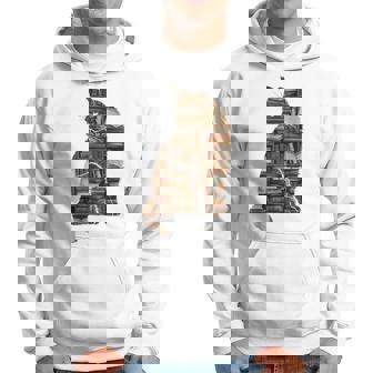 Amoureux De Livresilhouette De Chat Lecture Et Amoureux Des Chats Sweat à capuche - Cadeauxyz