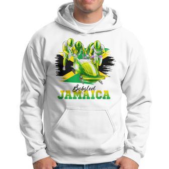 Bobquadra Giamaica Bandiera Giamaicana Inverno Bob Amante Felpa con cappuccio - Novitaregali
