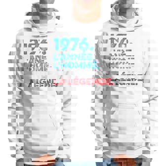 Cadeau Anniversaire Millésime 1976 Année Homme Mythe Légende Manche Raglan Sweat à capuche - Cadeauxyz