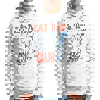 Cat Dad Club Life Is Better With Cats Fête Des Pères Sweat à capuche - Cadeauxyz