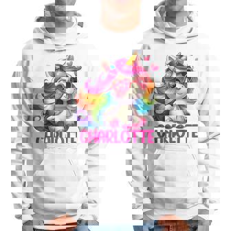 Charlotte Licorne Nom Personnalisé Sweat à capuche - Cadeauxyz