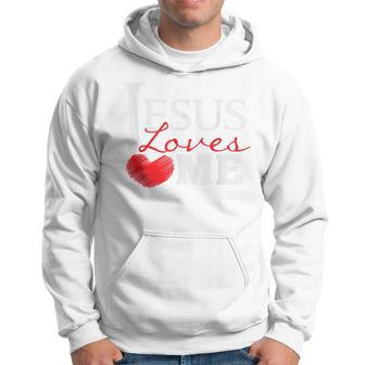 Chrétien Jesus Loves Me Sweat à capuche - Cadeauxyz