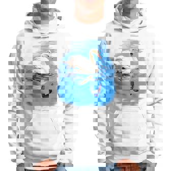 Cisne Animal Naturaleza Zoológico Pintura Obra De Arte Abstracto Cisne Sudadera - Regaloses