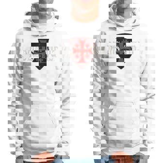 Deusult Chrétienne Croix De Jérusalem Sweat à capuche - Cadeauxyz